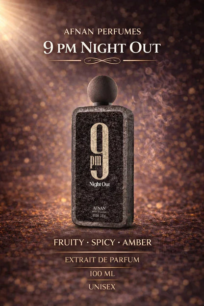 Afnan 9 PM Night Out Extrait De Parfum